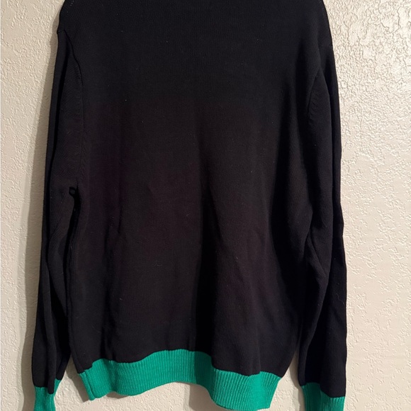 Route 66 Santa Gamer Sweater - Black and Green Size XL - Picture 6 of 7